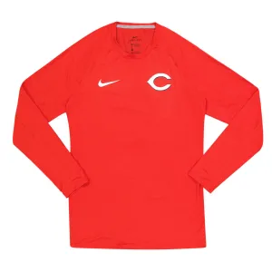 MLB - T-shirt de base à manches longues pour hommes des Cincinnati Reds (NKXH 62Q RED N7J)