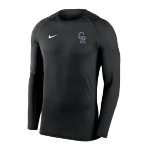 MLB - T-shirt à manches longues de base pour hommes Colorado Rockies (NKXH 00A DNV N7J)