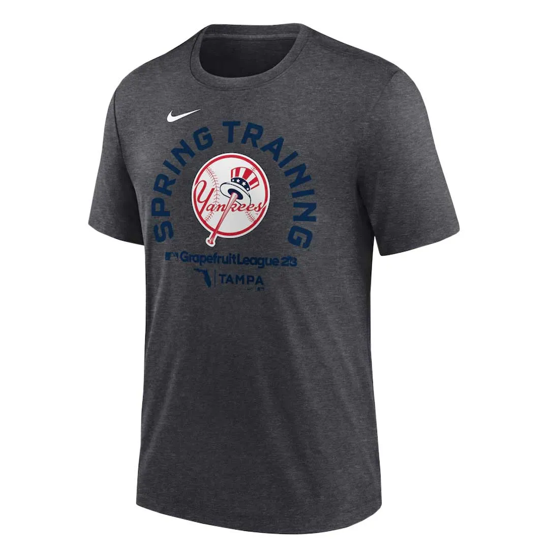 MLB - T-shirt d'entraînement de printemps des New York Yankees pour homme (NJFD 07F NK GUH)