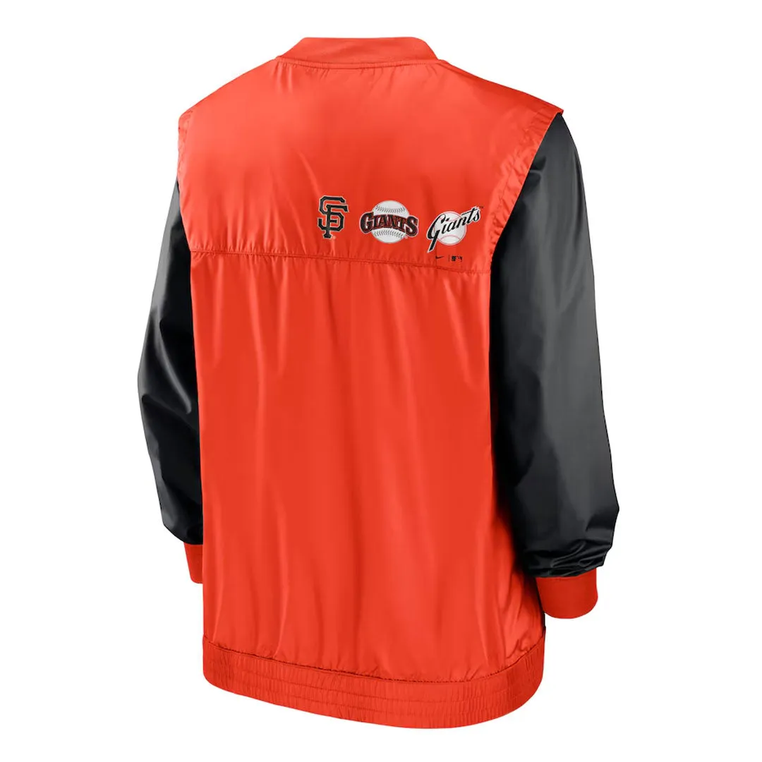 MLB - Veste à col en V pour homme San Francisco Giants Rewind Warmup (NMMJ 19NG G83 0RB)