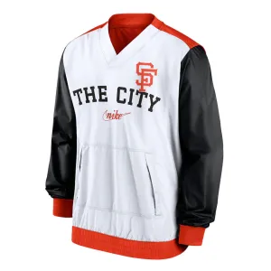 MLB - Veste à col en V pour homme San Francisco Giants Rewind Warmup (NMMJ 19NG G83 0RB)