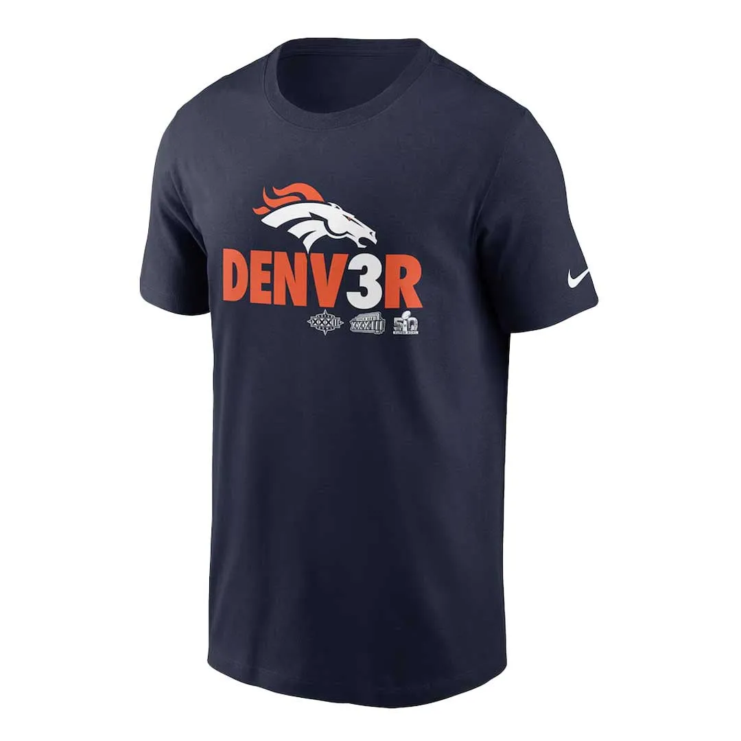 NFL - T-shirt à manches courtes de la collection Hometown pour hommes Denver Broncos (N199 41S 8WX 9EG)