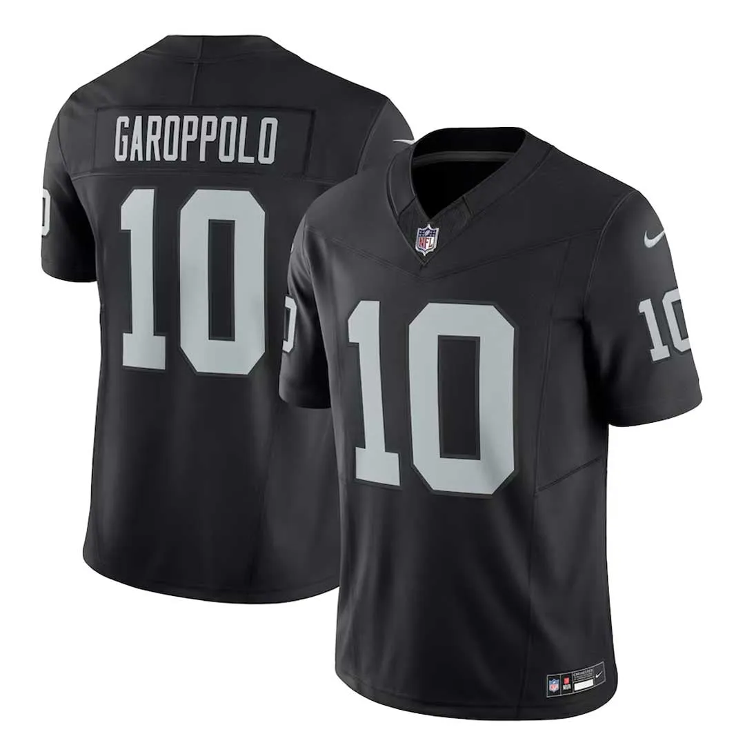 NFL - Maillot limité Jimmy Garoppolo des Raiders de Las Vegas pour homme (31NM ORLH 8DF 016)