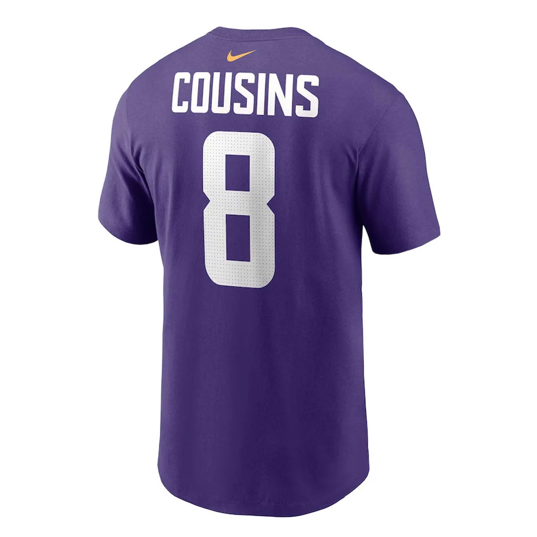 NFL - T-shirt pour hommes Minnesota Vikings Kirk Cousins (N199 51L 9MF PZ0)