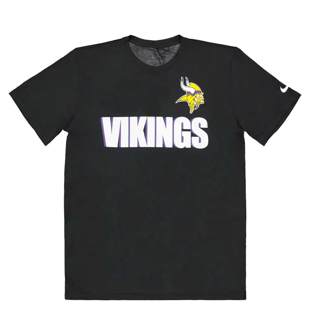 NFL - T-shirt à manches courtes avec logo des Vikings du Minnesota pour hommes (N922 00A 9M CN4)