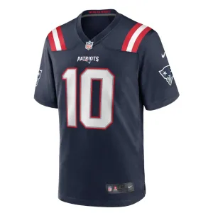 NFL - Maillot des Patriots de la Nouvelle-Angleterre pour homme Mac Jones (67NM NPGH 8KF 3NA)