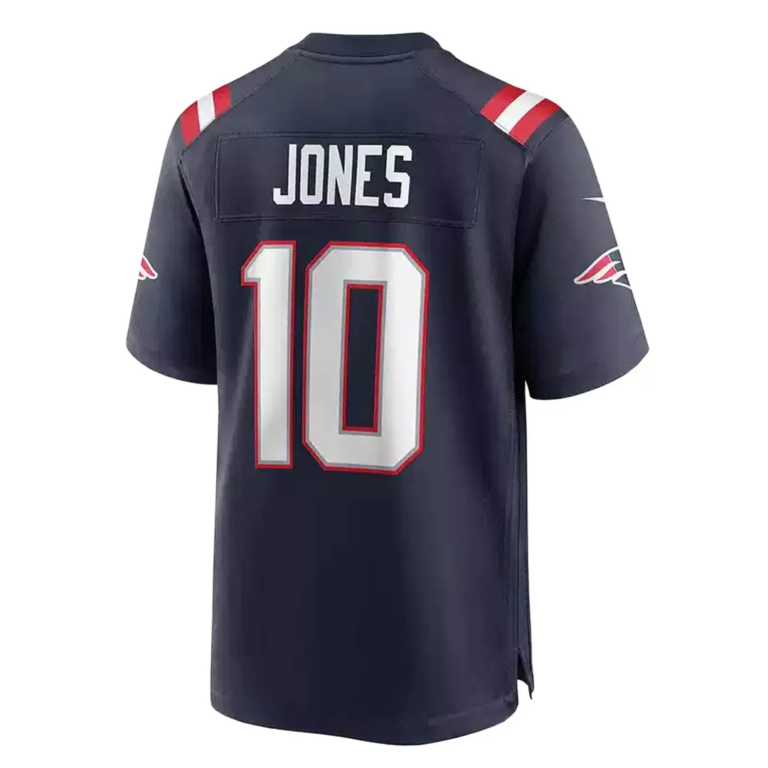NFL - Maillot des Patriots de la Nouvelle-Angleterre pour homme Mac Jones (67NM NPGH 8KF 3NA)