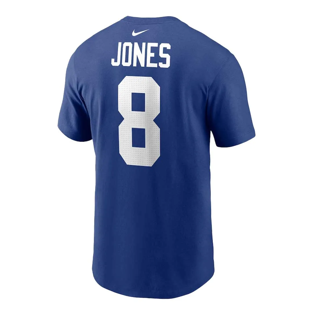 NFL - T-shirt à manches courtes pour hommes New York Giants Daniel Jones (N199 4EW 8IF NAD)