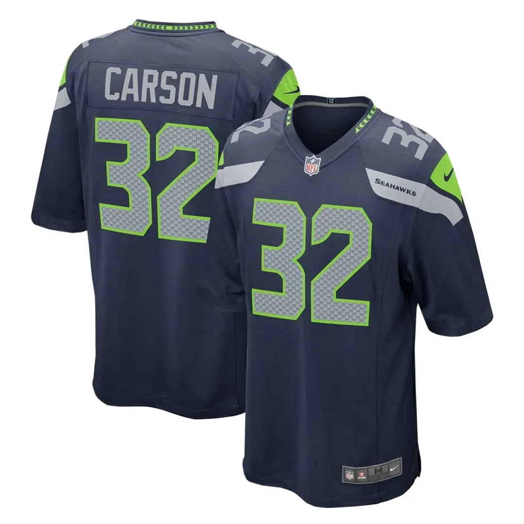 NFL - Maillot de match pour hommes Seattle Seahawks Chris Carson (67NM SSGH 78F 2NG)