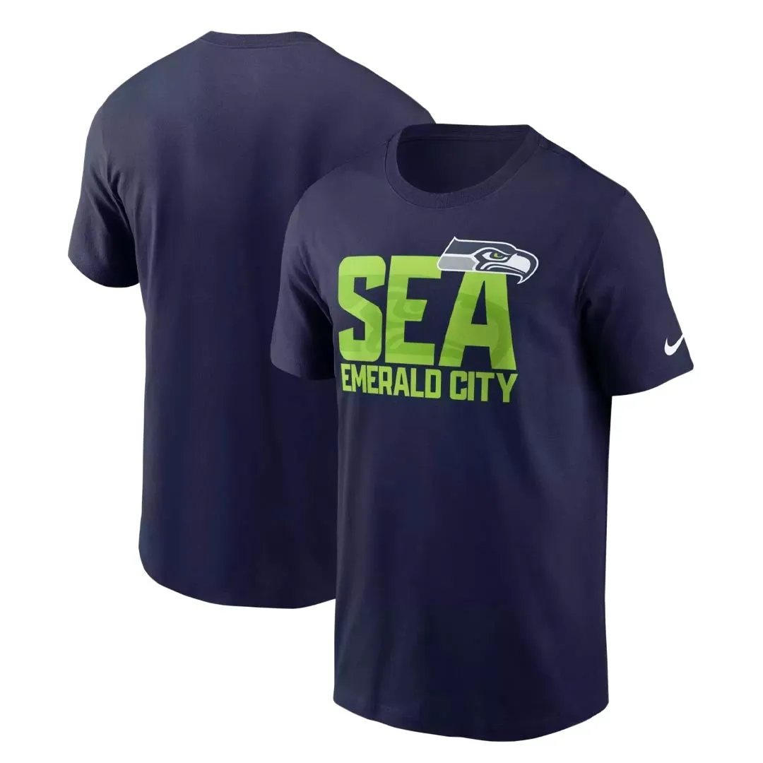 NFL - T-shirt pour hommes Seattle Seahawks Emerald City (N199 41S 78 050)