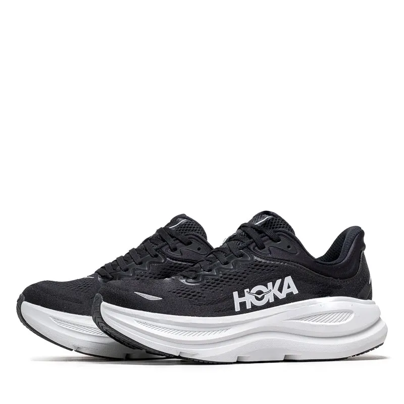Hoka Bondi 9 pour Femme - Noir/Blanc