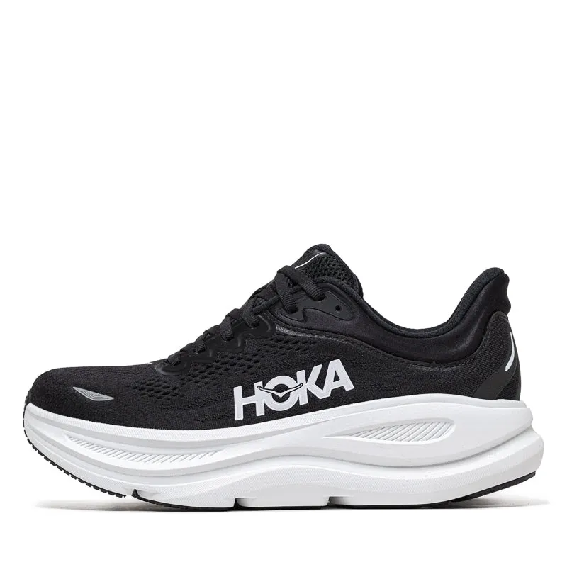 Hoka Bondi 9 pour Femme - Noir/Blanc